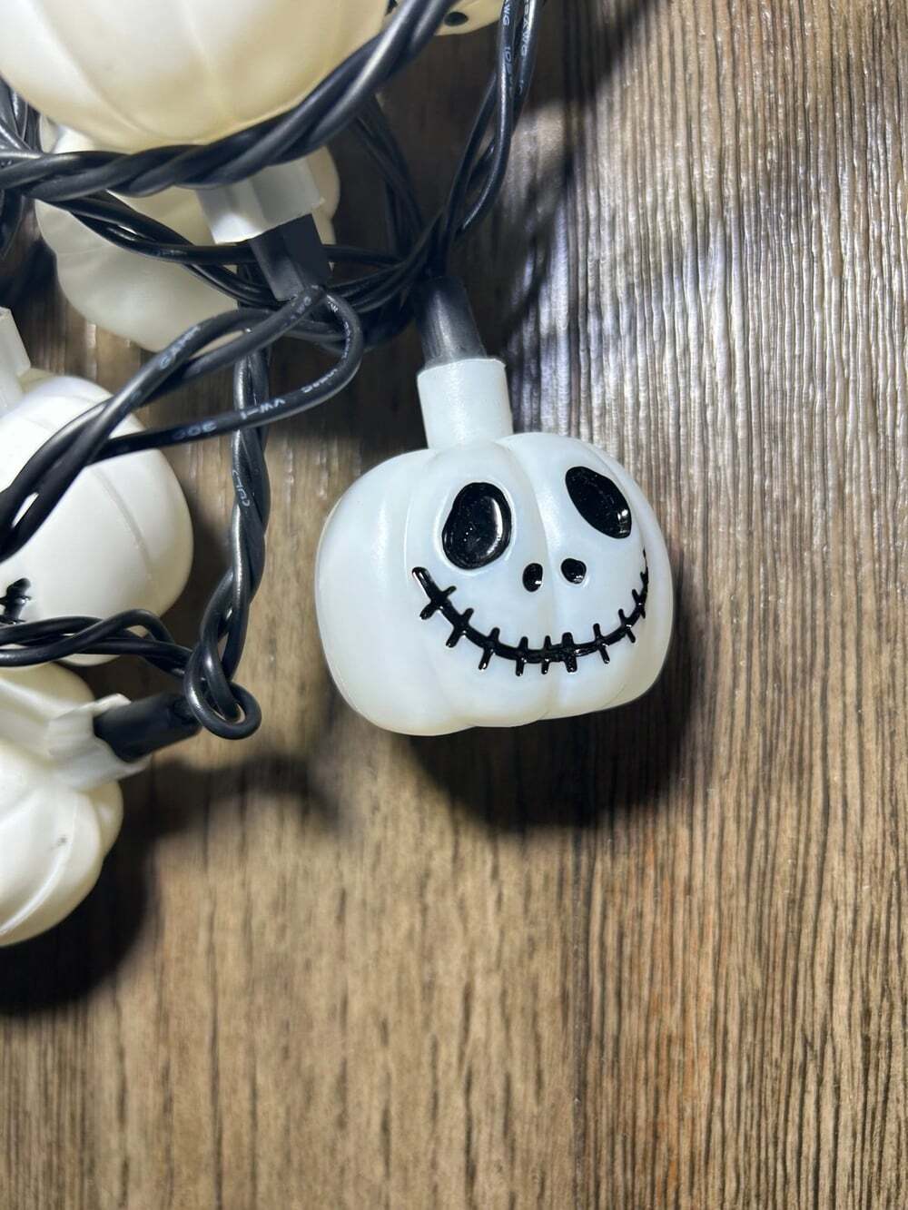 Jack Skeleton blow mold light strand set of 2 - 8’ Long has replacement bulbs
